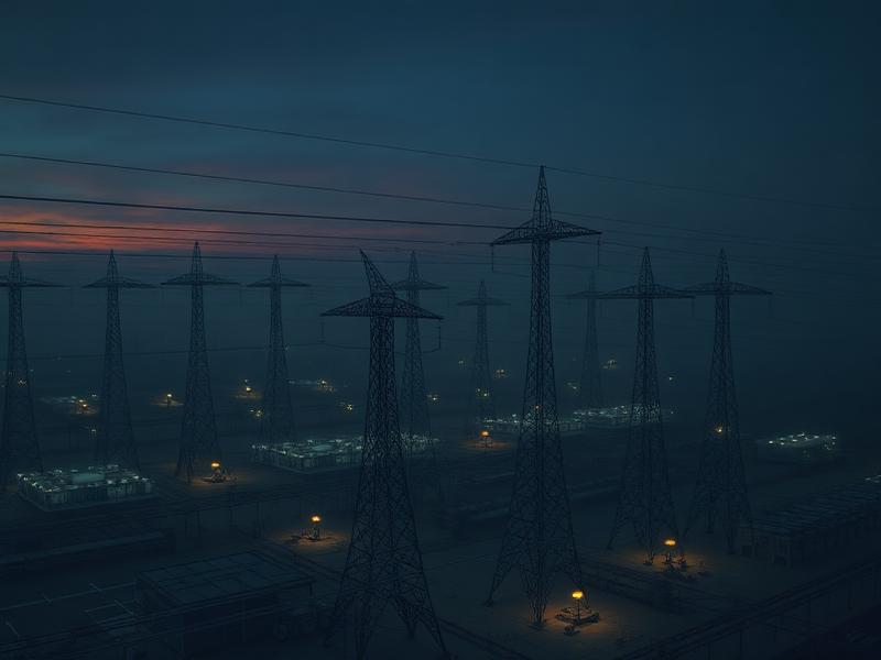 Power grid substation